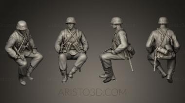 Military figurines (STKW_0053) 3D model for CNC machine